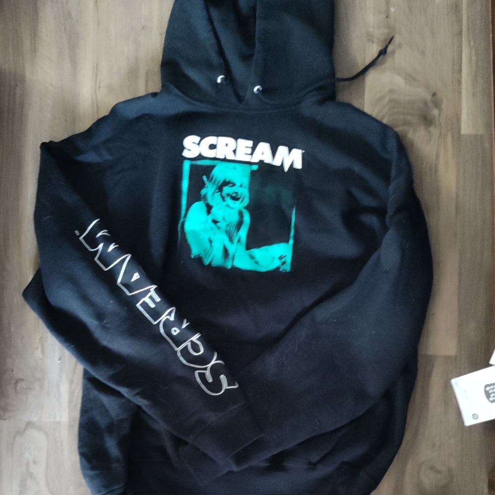 Black Graphic Hoodie
